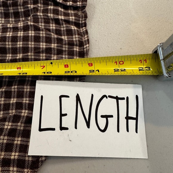 American Eagle Outfitters Plaid Patchwork Long‎ Sleeve Button Up Women Small - Picture 9 of 9